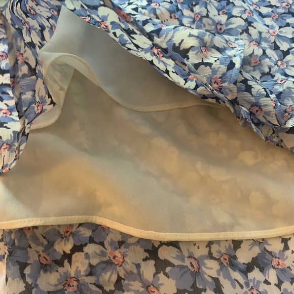 Lauren Ralph Lauren Women's Floral Crinkle Georgette Dress - Picture 7 of 8